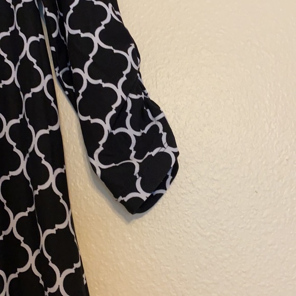 Allison Brittney Geometric Print Dress - Picture 9 of 10